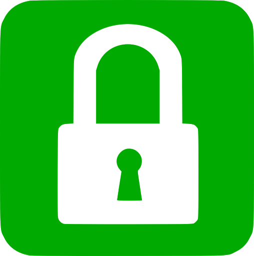 Green Padlock Icon
