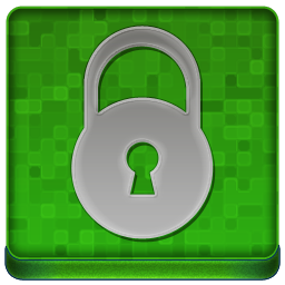 Green Lock Coloured Icon 256x256 Green Lock Coloured Icon
