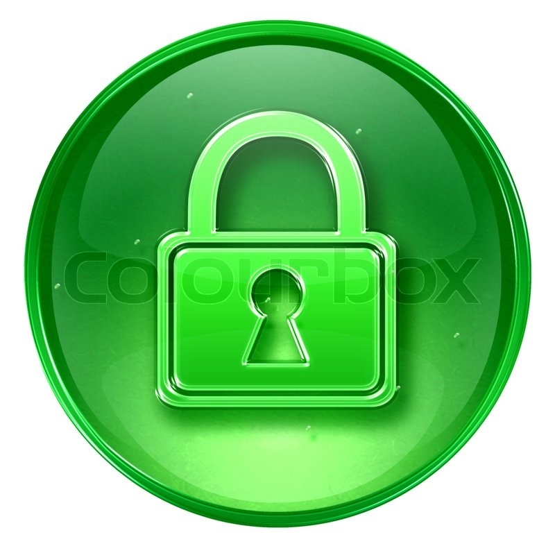 Lock Icon Green, Isolated On White Stock Image Colourbox 800x797 Lock Icon Green, Isolated On White Stock Image Colourbox