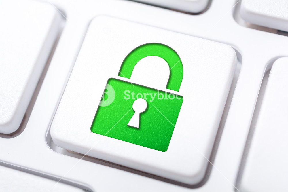 Macro Of A Green Lock Security Icon On Keyboard Button Royalty 1000x667 Macro Of A Green Lock Security Icon On Keyboard Button Royalty