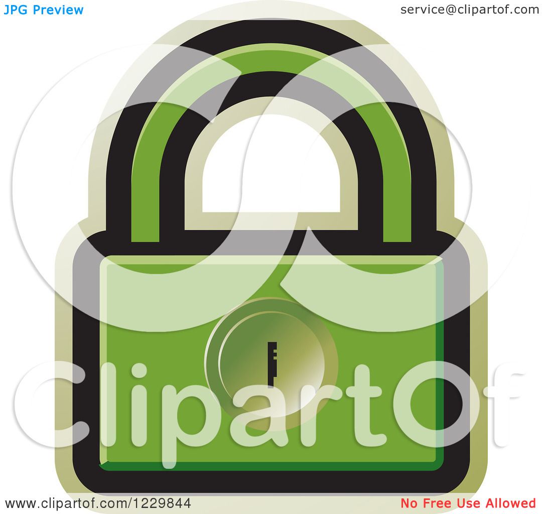 Clipart Of A Green Padlock Icon 1080x1024 Clipart Of A Green Padlock Icon
