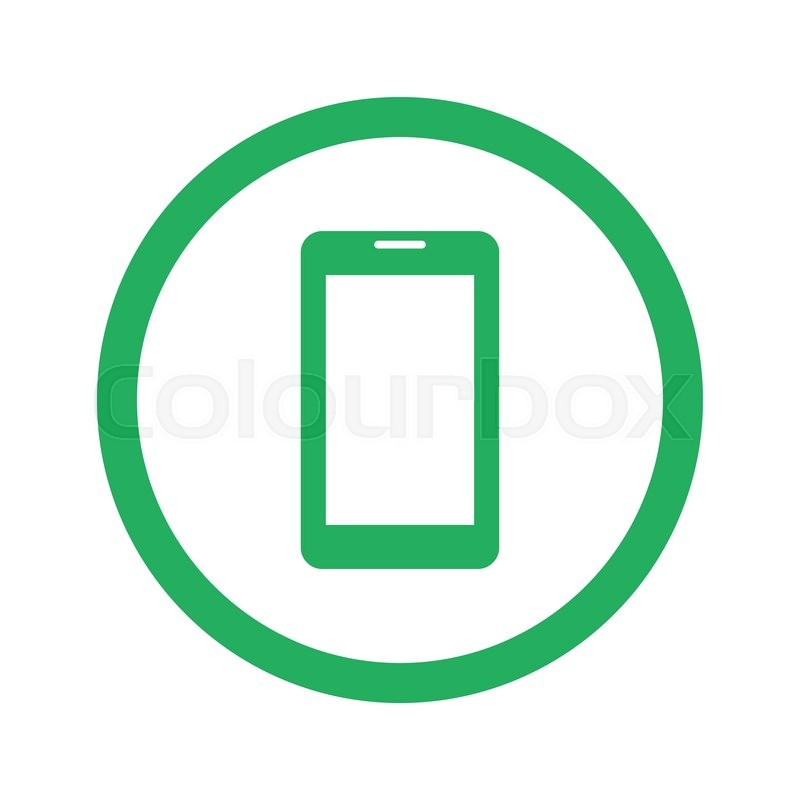 Flat Green Mobile Phone Icon And Green Stock Vector Colourbox 800x800 Flat Green Mobile Phone Icon And Green Stock Vector Colourbox