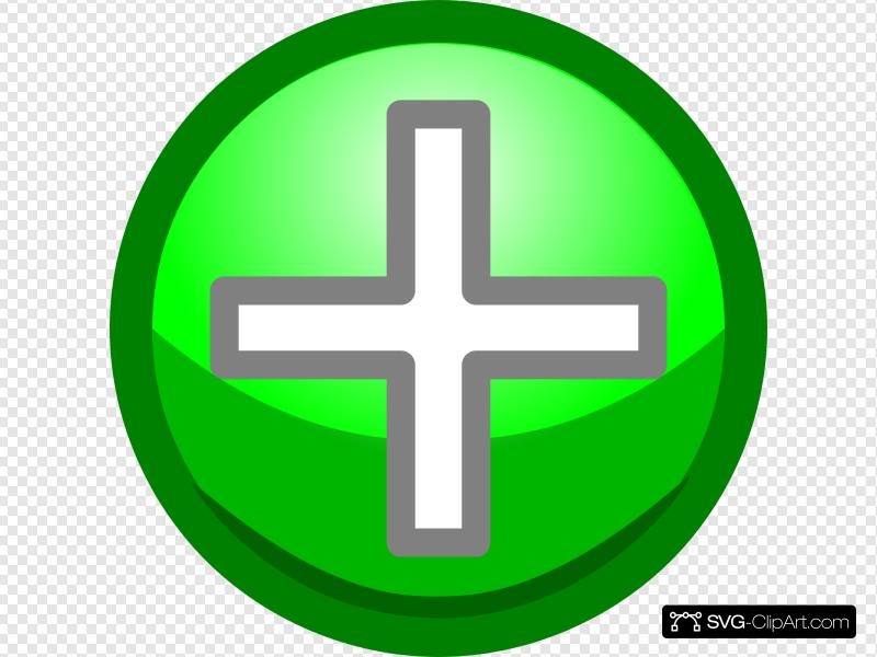 800x600 Green Plus Clip Art, Icon