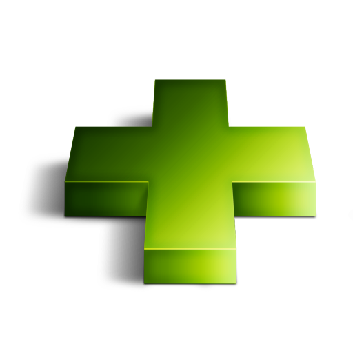 512x512 Green, Plus Icon