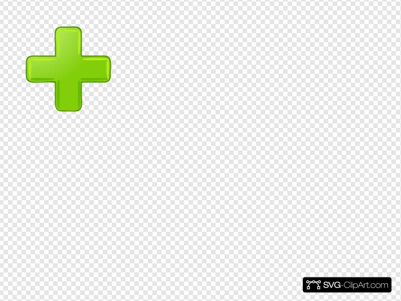 800x600 Green Plus Sign Clip Art, Icon