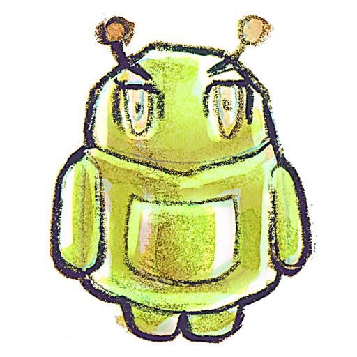 512x512 Green Robot Icon