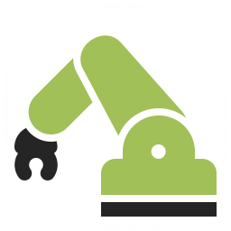 256x256 Industrial Robot Icon Iconexperience