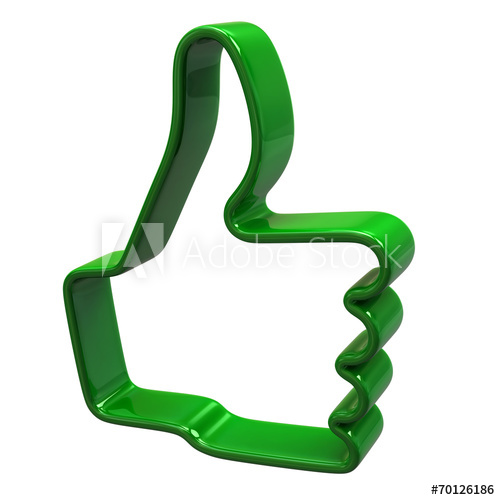 500x500 Green Thumbs Up Icon