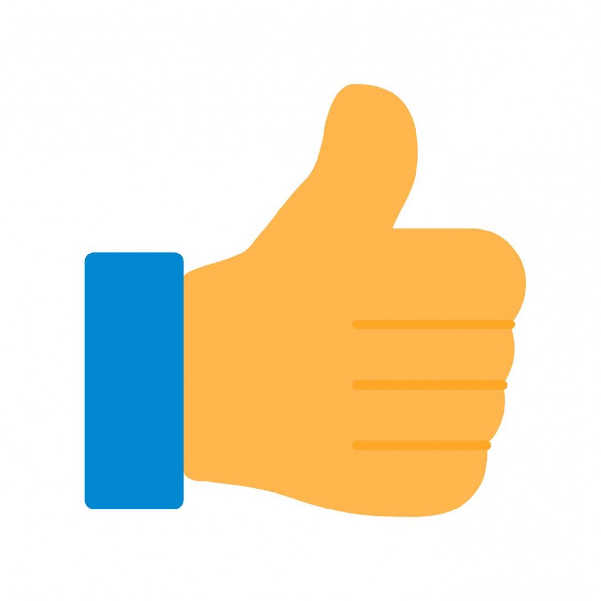 1228x1228 It Communication Thumbs Up Flat Multicolor Icon Hoodamathrun