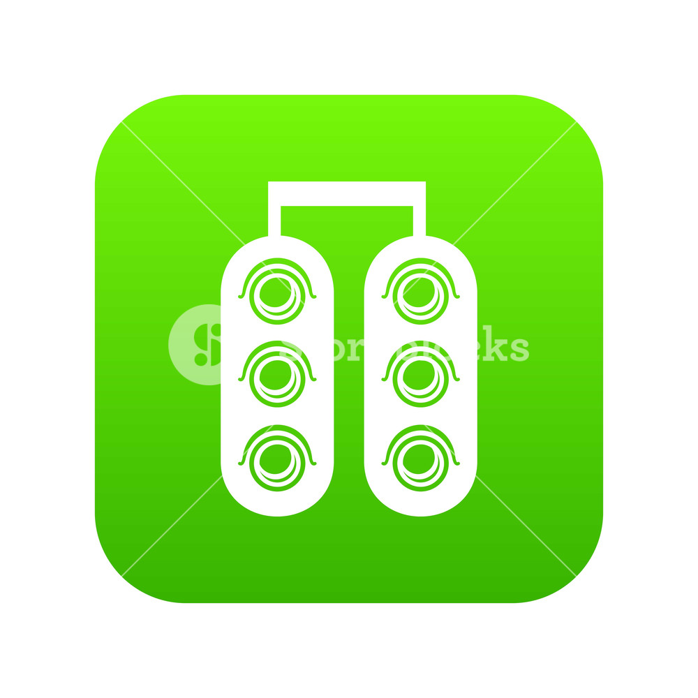 Traffic Light Icon Green Vector Isolated On White Background 1000x1000 Traffic Light Icon Green Vector Isolated On White Background