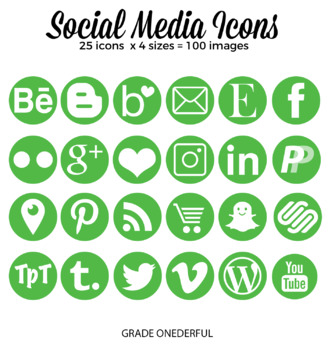 Social Media Icons Green, Sizes, Instagram, Twitter, Tpt And Lots 328x350 Social Media Icons Green, Sizes, Instagram, Twitter, Tpt And Lots