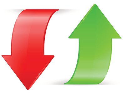 Arrows Up And Green And Red Icons Stock Vectors 393x300 Arrows Up And Green And Red Icons Stock Vectors