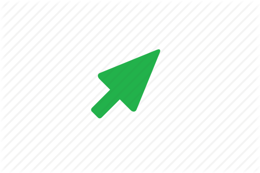 Arrow, Green, Right, Up Icon 512x341 Arrow, Green, Right, Up Icon
