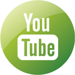 Web Green Youtube Icon 256x256 Web Green Youtube Icon