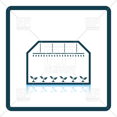 400x400 Shadow Reflection Design Of Greenhouse Icon Vector Image Of Icons