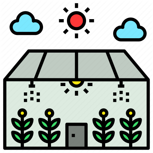 512x512 Agriculture, Closed, Ecological, Farming, Future, Greenhouse Icon