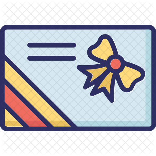 512x512 Greeting Card Icon Of Colored Outline Style