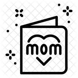 256x256 Greetings Card Icon Of Line Style