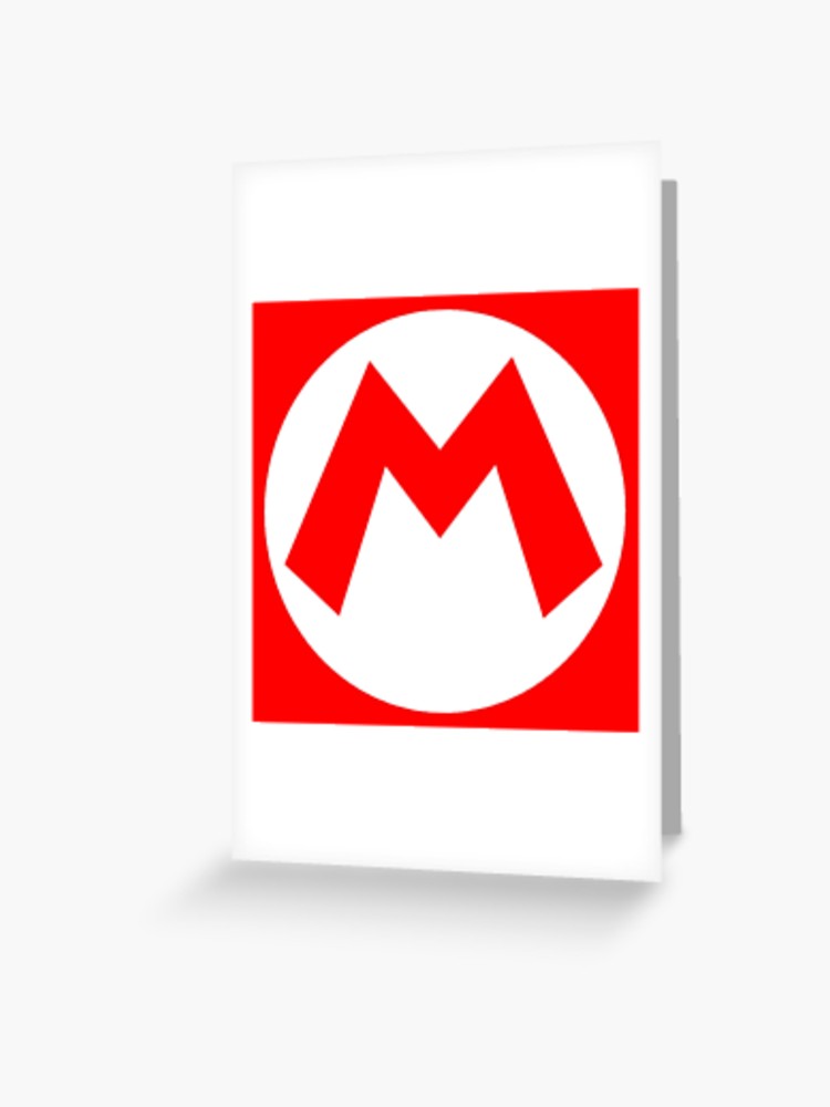 750x1000 Super Mario Mario Icon Greeting Card