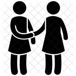 256x256 Greeting Icon Of Glyph Style