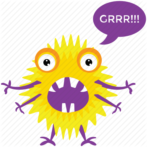Cute Cartoon, Fluffy Monster, Gremlin, Monster Growling, Monster 512x512 Cute Cartoon, Fluffy Monster, Gremlin, Monster Growling, Monster