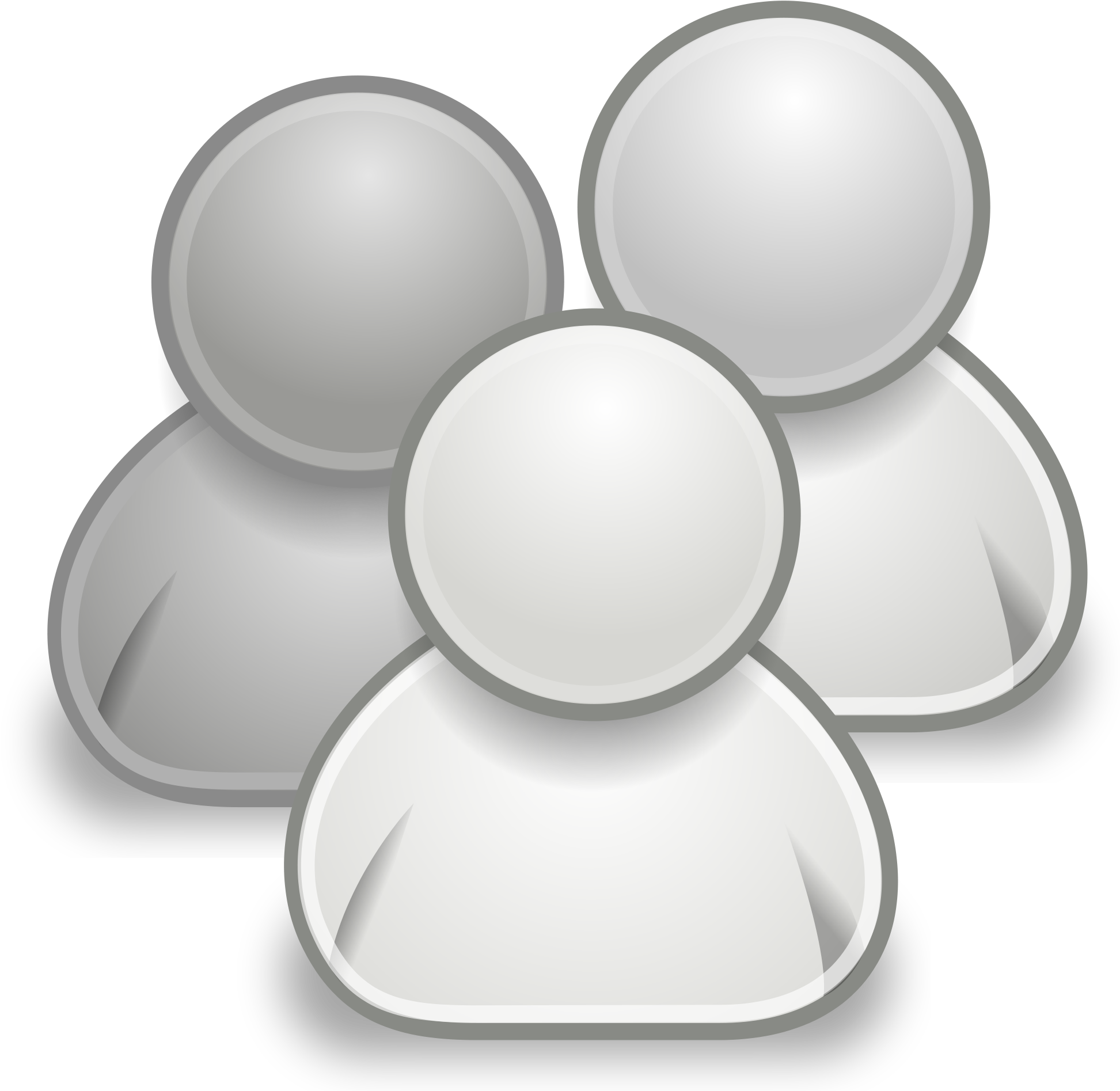 1945x1895 Hd Icon Of Three People In Different