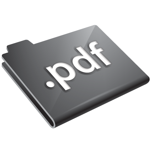 512x512 Folder, Grey, Pdf Icon