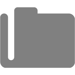 256x256 Gray Folder Icon