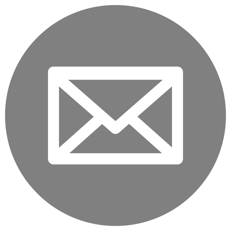 Mail Icon White On Grey 800x800 Mail Icon White On Grey