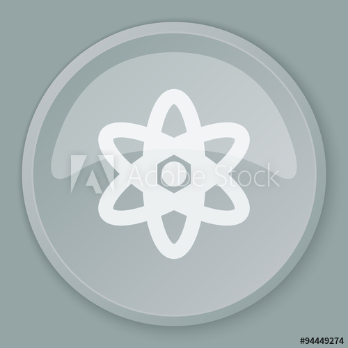 White Nuclear Icon On Grey Web Button 500x500 White Nuclear Icon On Grey Web Button