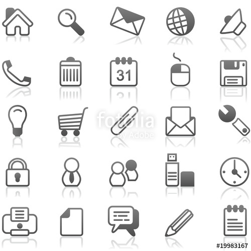 Grey Icon Set Stock Image And Royalty Free Vector 500x500 Grey Icon Set Stock Image And Royalty Free Vector
