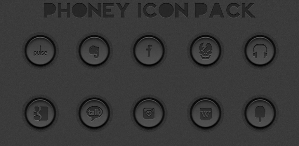 1024x500 Phoney Icon Pack