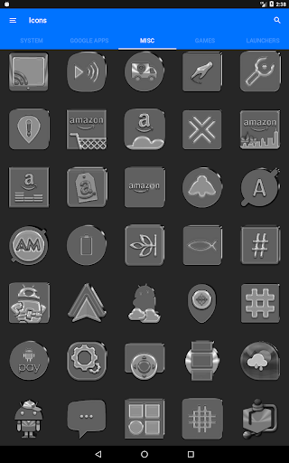 320x512 Silver Grey Icon Pack