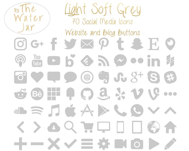 Grey Social Media Icon at Vectorified.com | Collection of Grey Social