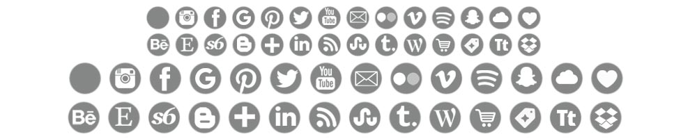 Grey Social Media Icon at Vectorified.com | Collection of Grey Social ...