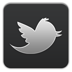 256x256 Twitter Grey Icon Download Quadrates Icons Iconspedia