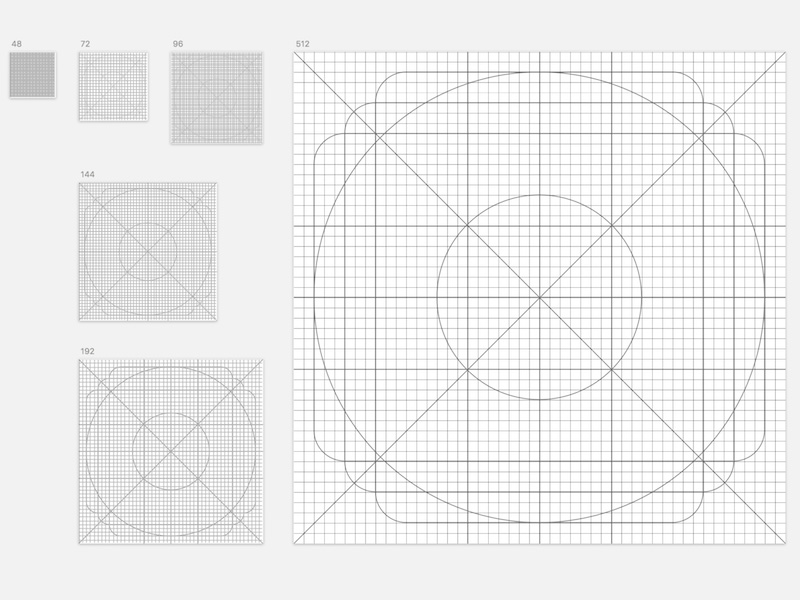 800x600 Material Icons Grid Sketch Freebie