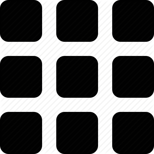 512x512 Categories, Grid Icon