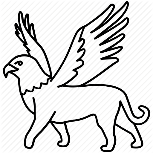 512x512 Fantasy, Griffin, Griffon, Gryphon, Legendary, Monster, Mythical Icon