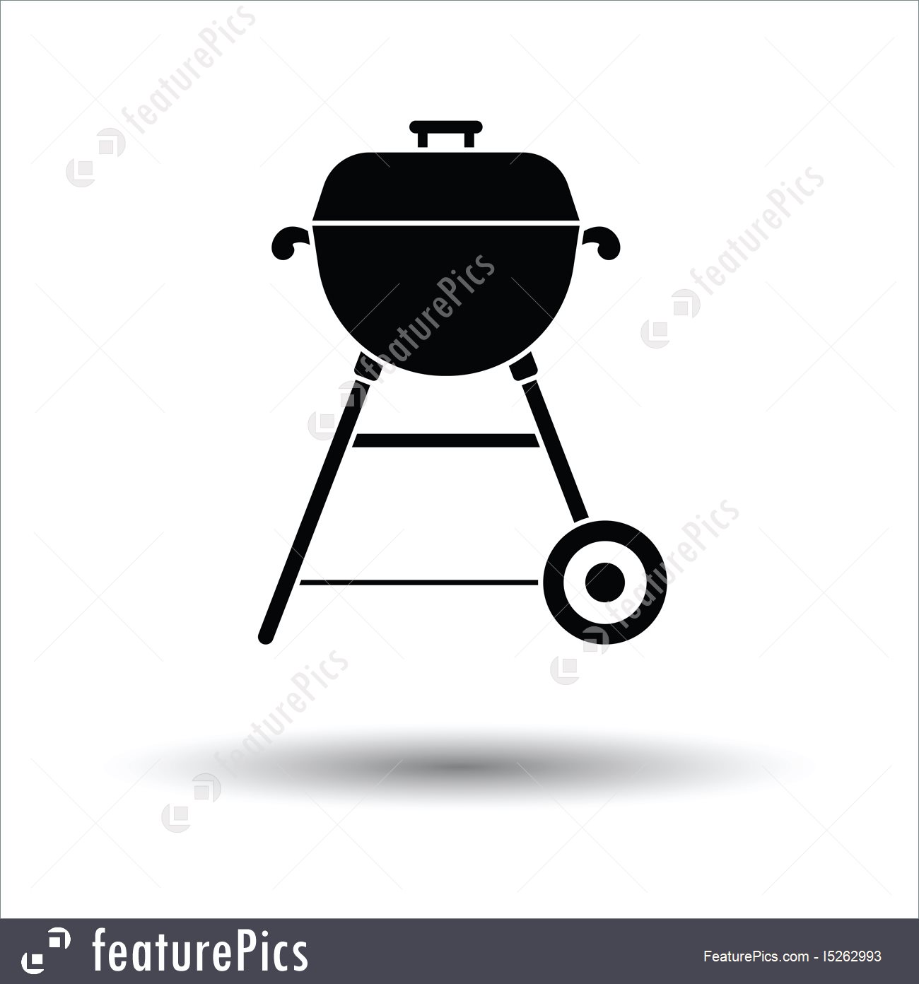 1300x1392 Illustration Of Barbecue Icon