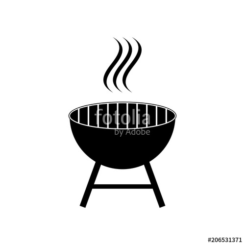 500x500 Outdoor Grill Vector Icon Bbq Grill Icon Stock Image And Royalty