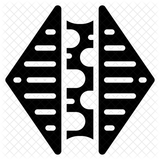 512x512 Grilled Cheese Icon Of Glyph Style