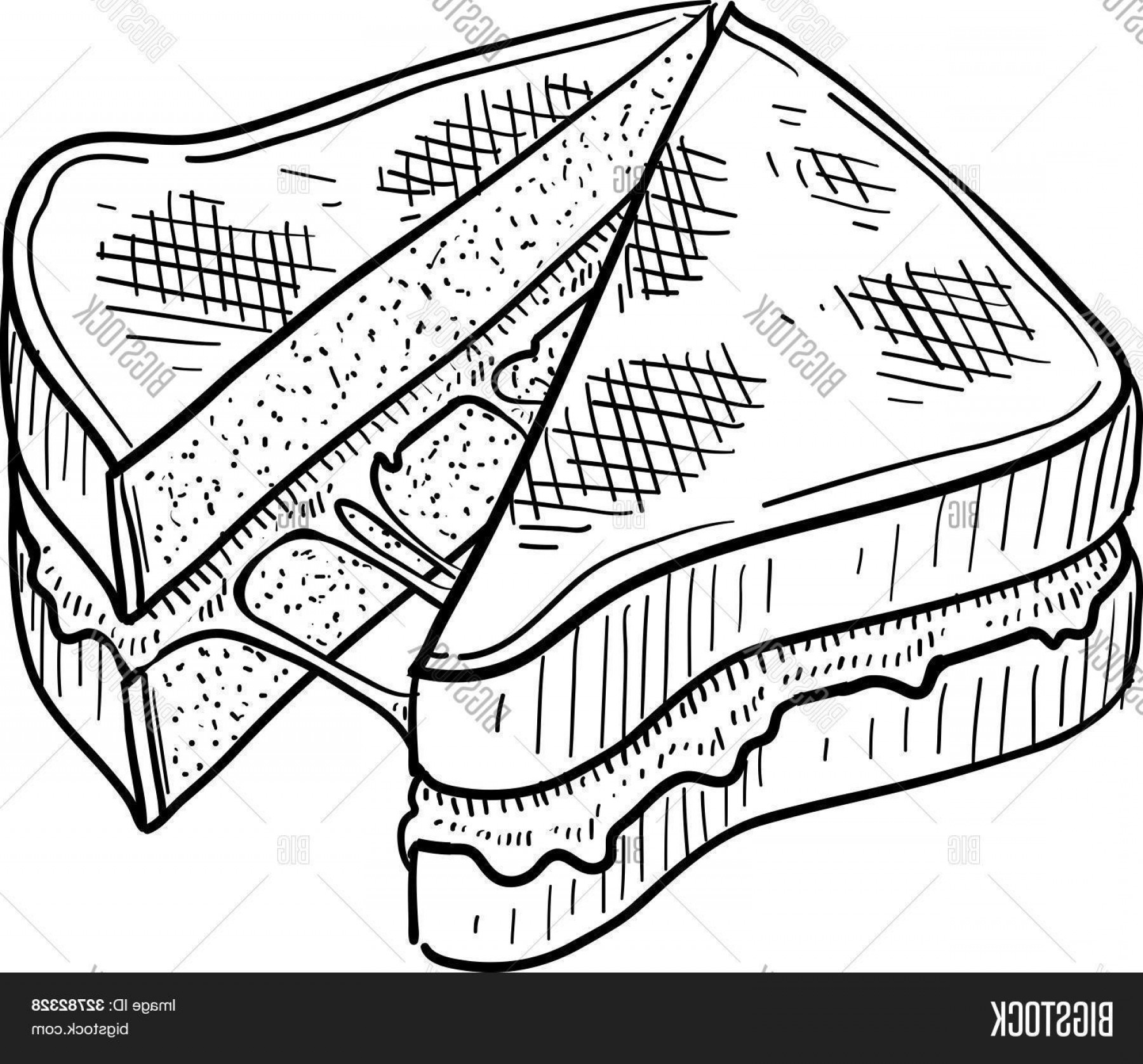 1800x1675 Stock Vector Grilled Cheese Sandwich Sketch Soidergi