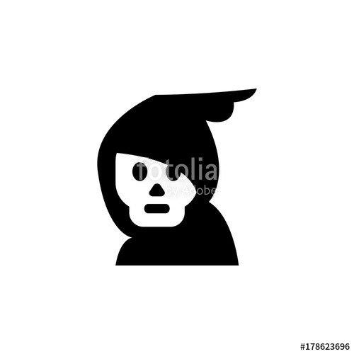500x500 Grim Reaper Icon Stock Image And Royalty Free Vector