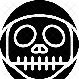 256x256 Grim Reaper Emoji Icon Of Glyph Style