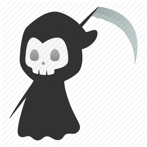 512x512 Death, Devil, Evil, Grim Reaper, Halloween, Horror, Scythe Icon