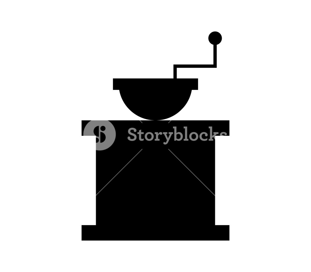 Coffee Grinder Icon On White Background Royalty Free Stock Image 1000x875 Coffee Grinder Icon On White Background Royalty Free Stock Image