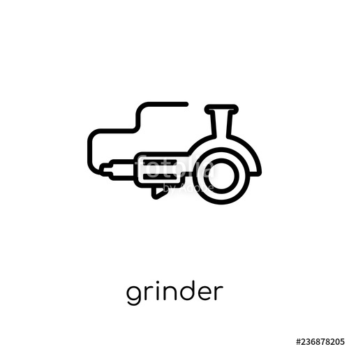 Grinder Icon Trendy Modern Flat Linear Vector Grinder Icon 500x500 Grinder Icon Trendy Modern Flat Linear Vector Grinder Icon