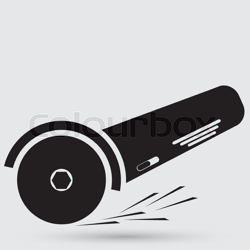Simple Icon Angle Grinder Stock Vector Colourbox 800x800 Simple Icon Angle Grinder Stock Vector Colourbox