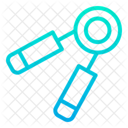 256x256 Hand Grip Icon Of Gradient Style